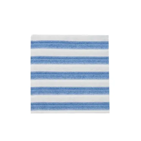 Righe, Tovagliolo carta azzurro spunlace compostabile cm.40x40 (12 pezzi) - Zafferano