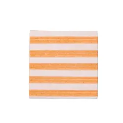 Righe, Tovagliolo carta arancio spunlace compostabile cm.40x40 (12 pezzi) - Zafferano