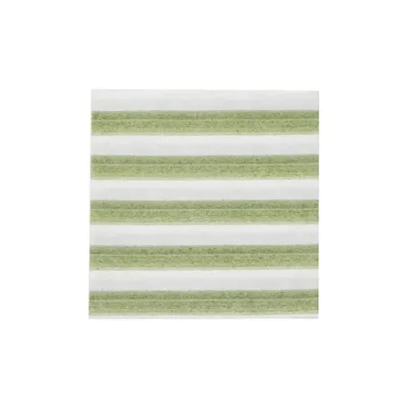 Righe, Tovagliolo carta verde spunlace compostabile cm.40x40 (12 pezzi) - Zafferano