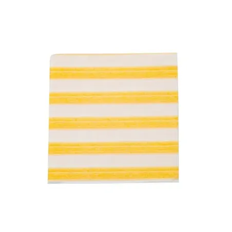 Righe, Tovagliolo carta giallo spunlace compostabile cm.40x40 (12 pezzi) - Zafferano