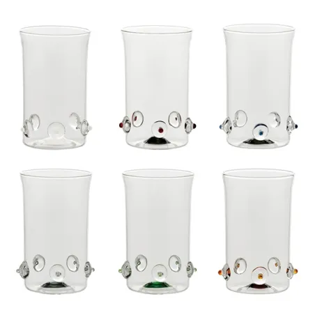 Patea, Confezione bicchieri alto assortiti - Zafferano