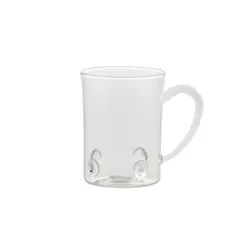 Patea, Mug trasparente/bianco - Zafferano
