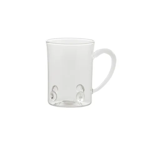 Patea, Mug trasparente/bianco - Zafferano