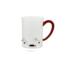 Patea, Mug trasparente/rosso - Zafferano