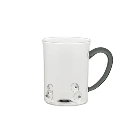 Patea, Mug trasparente/grigio - Zafferano