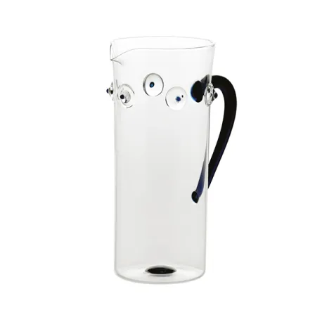 Patea, Caraffa trasparente/blu - Zafferano