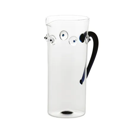 Patea, Caraffa trasparente/blu - Zafferano