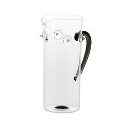 Patea, Caraffa trasparente/grigio - Zafferano