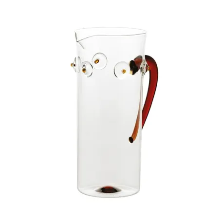 Patea, Caraffa trasparente/giallo oro - Zafferano