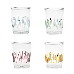 Quattro Stagioni, Bicchiere colori assortiti - Zafferano