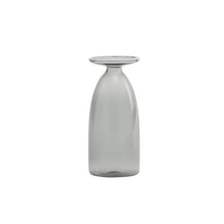Un Fiore, Vaso grigio - Zafferano