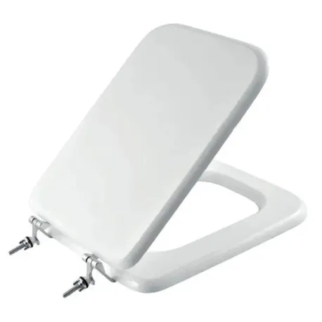 Sedile wc legno bianco universale Cm.33,8x42,2