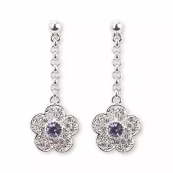 Orecchini piccole luci pendenti corti fiore - Thun