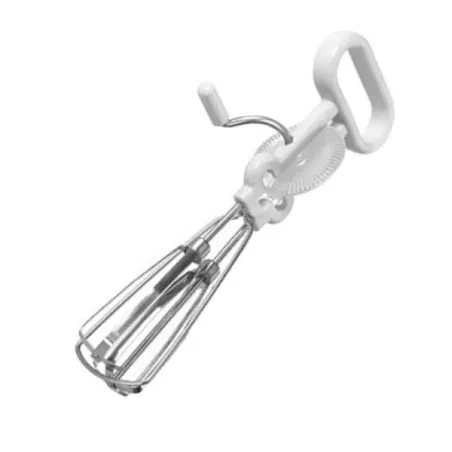 Frullauova a manovella in acciaio inox e plastica