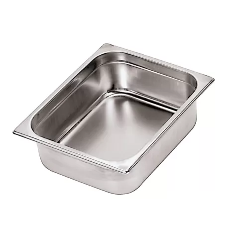 Bacinella Gn 1/2 contenitore gastronorm in acciaio inox GN 14100 Cm.32,0x26,5 H.2,0 - Paderno