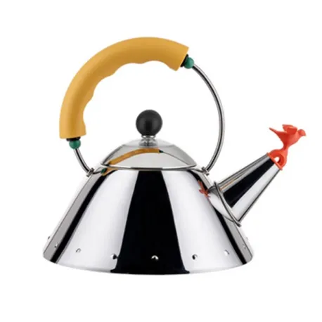 Bollitore con uccellino Lt.1, Giallo - Alessi