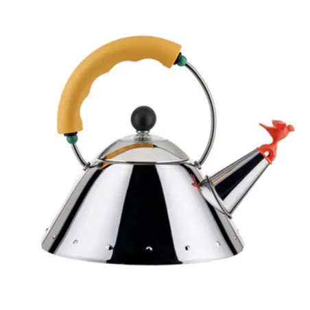 Bollitore con uccellino Lt.1, Giallo - Alessi