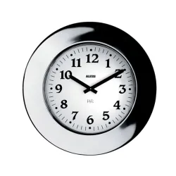 Momento, Orologio da parete, Acciaio - Alessi