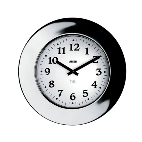Momento, Orologio da parete, Acciaio - Alessi