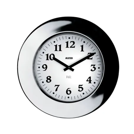 Momento, Orologio da parete, Acciaio - Alessi