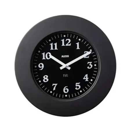 Momento, Orologio da parete, Nero - Alessi