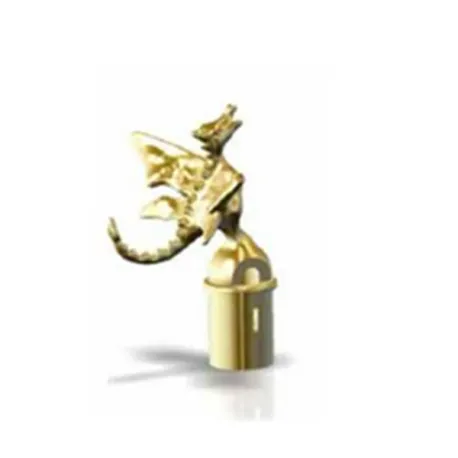 Fischietto, Drago per articolo 9093REX, Oro - Alessi