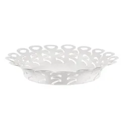 Vimini, Cestino grande Cm.25, Bianco - Alessi