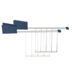 Plissè, 2 pinze tostapane, Blu - Alessi