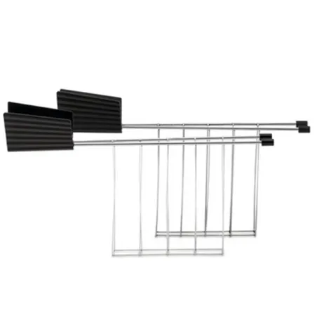 Plissè, 2 pinze tostapane, Nero - Alessi