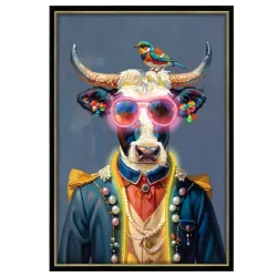 Quadro led, Cow Cm.60x80 - Palais Royal