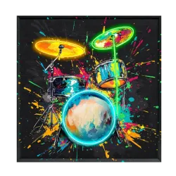 Quadro led, Batteria Cm.80x80 - Palais Royal