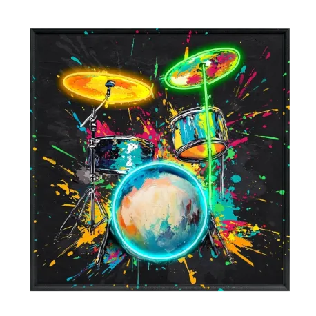 Quadro led, Batteria Cm.80x80 - Palais Royal