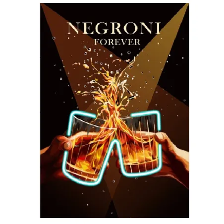 Quadro led, Negroni bis Cm.60x80 - Palais Royal