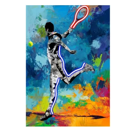 Quadro led, Tennis Cm.60x90 - Palais Royal