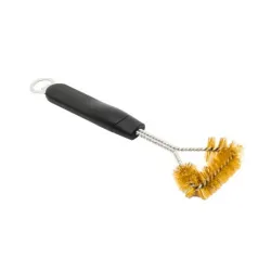 Spazzola triangolare 2 in 1 con apribottiglie Cm. 30 per la pulizia della griglia - Texas Club