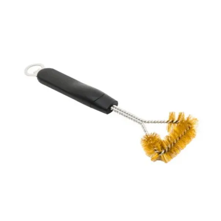 Spazzola triangolare 2 in 1 con apribottiglie Cm. 30 per la pulizia della griglia - Texas Club