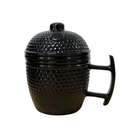 Tazza in ceramica Kamado, Nera - Kamado Bono