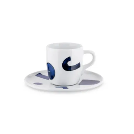 Itsumo - Yunoki ware, Tazzina caffe con piattino, Samiro Yunoki - Alessi