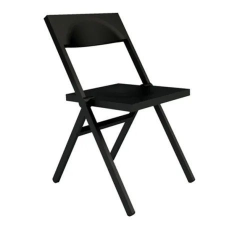 Piana, Sedia pieghevole, Nero - Alessi