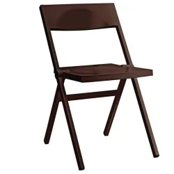 Piana, Sedia pieghevole, Marrone - Alessi