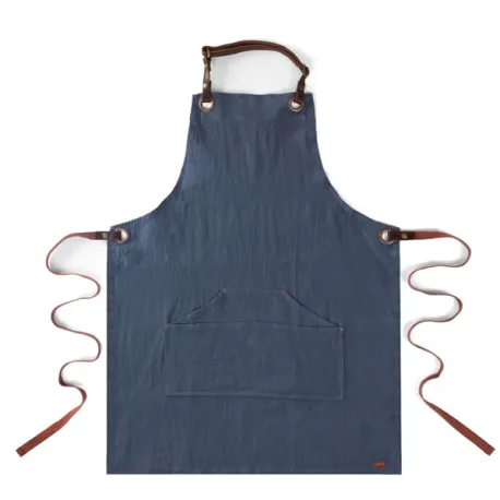 Grembiule in lino per attrezzatura Bbq, Blu navi - Alaskan Maker