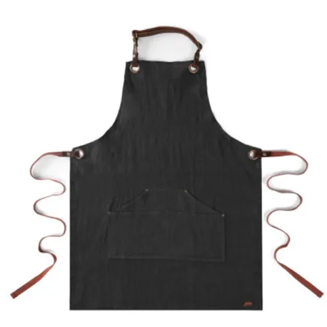 Grembiule in lino per attrezzatura Bbq, Nero - Alaskan Maker