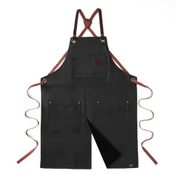 Grembiule in tela cerata per attrezzatura Bbq, Blu navi - Alaskan Maker