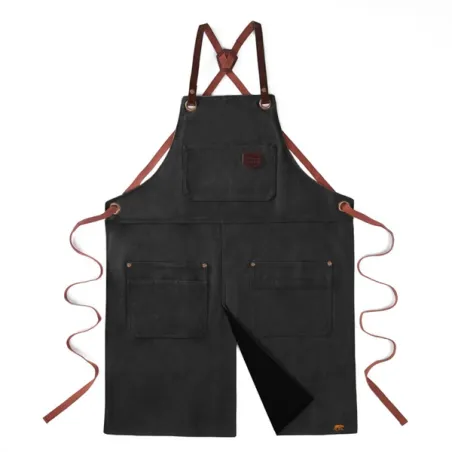 Grembiule in tela cerata per attrezzatura Bbq, Blu navi - Alaskan Maker