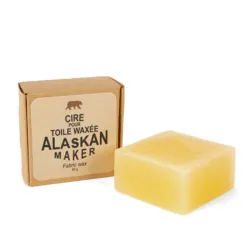 Panetto di cera per tessuti e legno - Alaskan Maker
