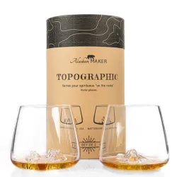 Set 2 bicchieri da whisky, Grand Canyon / Monte Matterhorn - Alaskan Maker