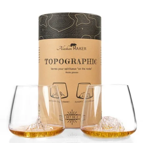 Set 2 bicchieri da whisky, Zugspitze / Watzmann - Alaskan Maker