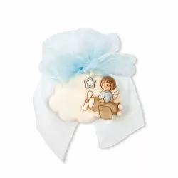 Coccarda nascita angelo boy - Thun