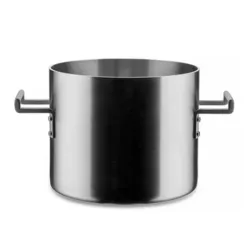 Convivo, Pentola trilamina Cm.20 in acciaio, Satinato - Alessi