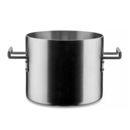 Convivo, Pentola trilamina Cm.20 in acciaio, Satinato - Alessi